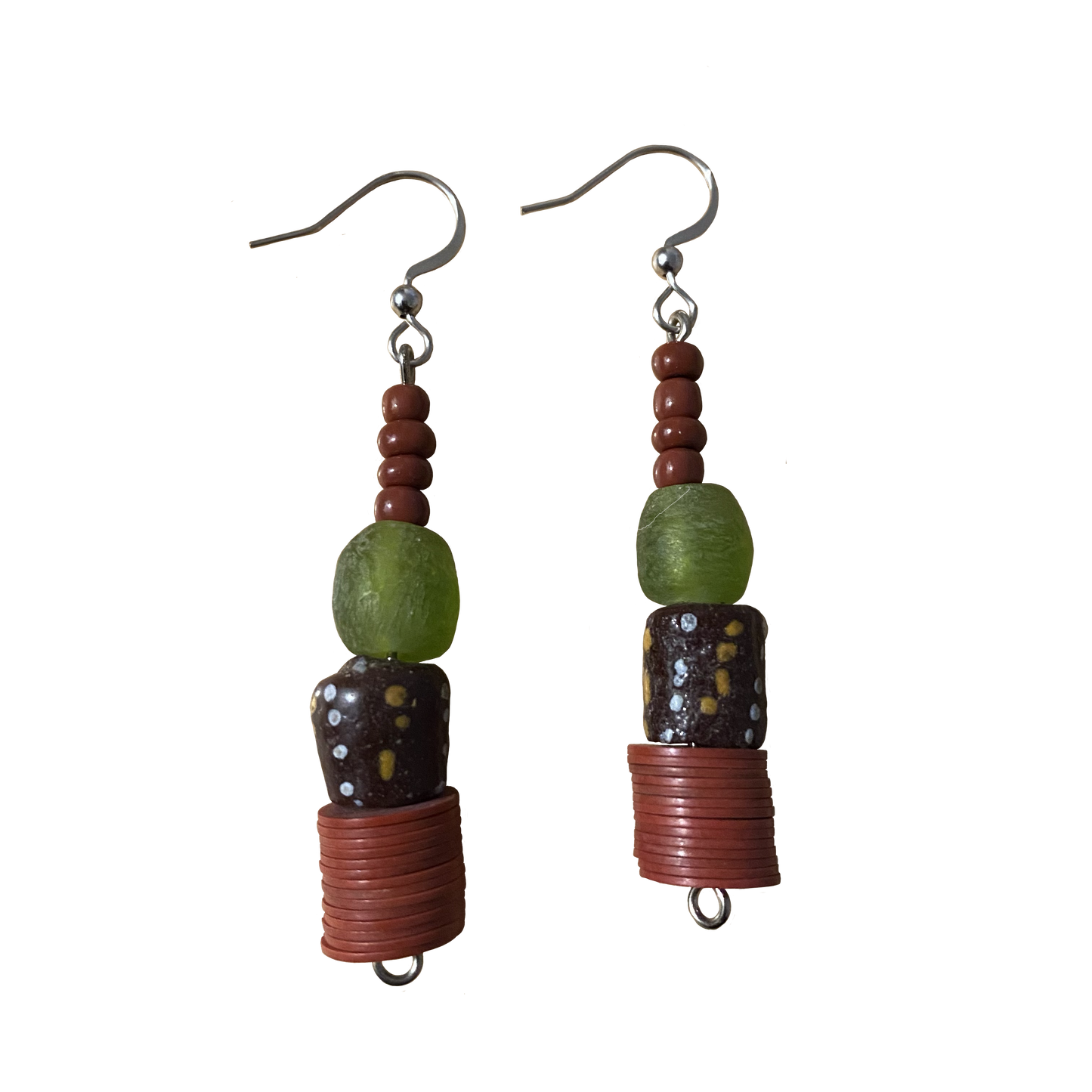 Clay Beaded Earrings