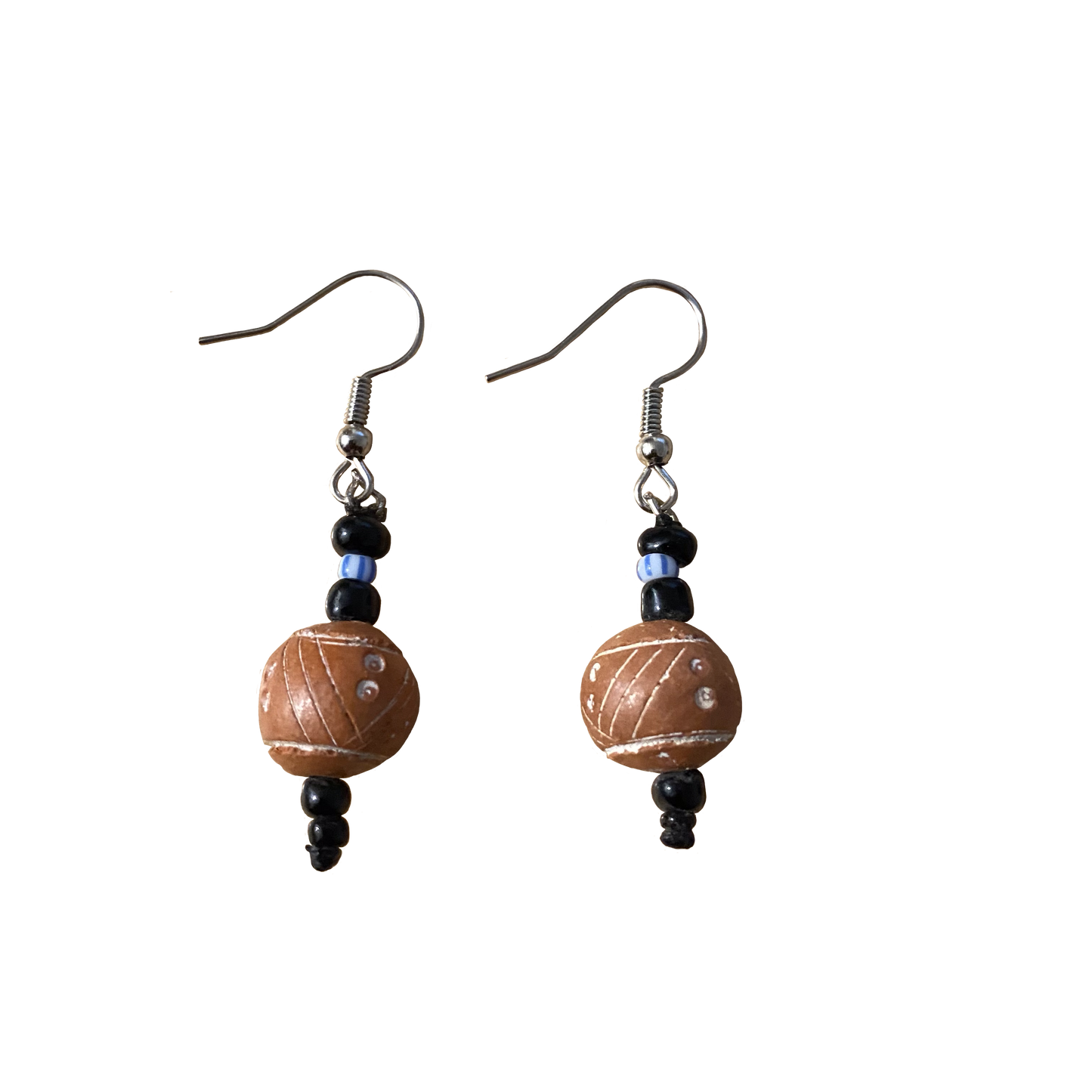 Clay Beaded Earrings