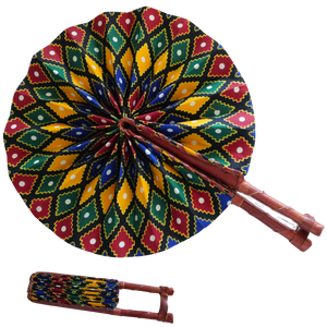 Leather Handle Fans