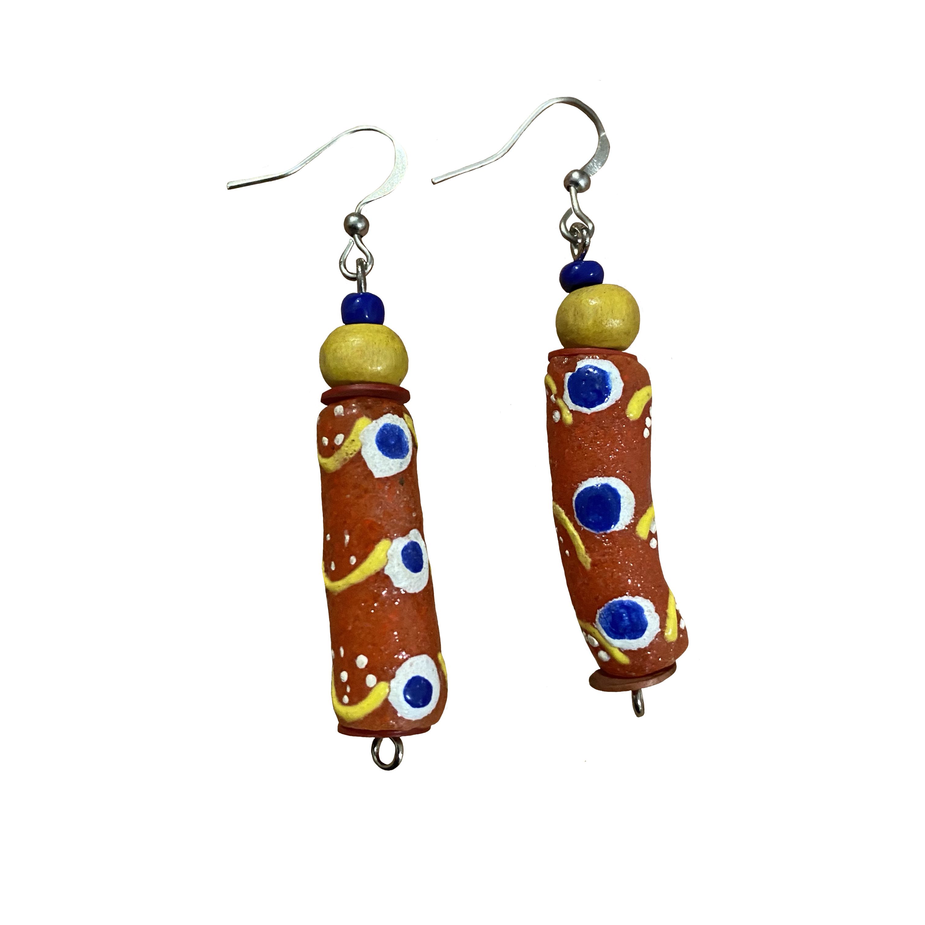 Clay Beaded Earrings