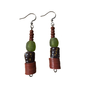 Clay Beaded Earrings
