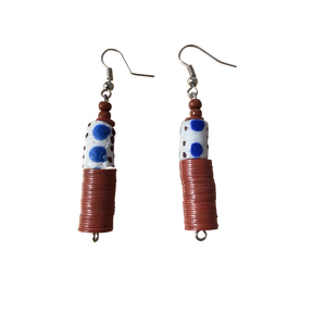 Clay Beaded Earrings